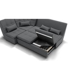 Диван угловой «Калифорния 3», механизм пума, универсальный, ППУ, велюр, цвет галакси лайт 021 - Фото 3