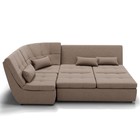 Диван угловой «Калифорния 3», механизм пума, универсальный, ППУ, велюр, цвет галакси лайт 023 - Фото 6