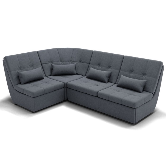 Диван угловой «Калифорния 3», механизм пума, универсальный, ППУ, велюр, цвет галакси лайт 026 - Фото 1