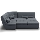 Диван угловой «Калифорния 3», механизм пума, универсальный, ППУ, велюр, цвет галакси лайт 026 - Фото 6