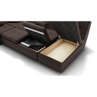 Диван п - образный «Калифорния 4», механизм пума, универсальный, велюр, цвет галакси лайт 004 - Фото 5