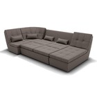 Диван п - образный «Калифорния 4», механизм пума, универсальный, велюр, цвет галакси лайт 005 - Фото 3