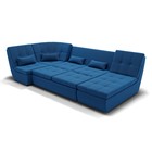 Диван п - образный «Калифорния 4», механизм пума, универсальный, велюр, цвет галакси лайт 014 - Фото 3