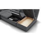 Диван п - образный «Калифорния 4», механизм пума, универсальный, велюр, цвет галакси лайт 021 - Фото 5