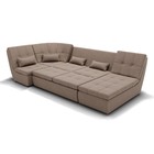 Диван п - образный «Калифорния 4», механизм пума, универсальный, велюр, цвет галакси лайт 023 - Фото 3