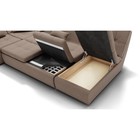 Диван п - образный «Калифорния 4», механизм пума, универсальный, велюр, цвет галакси лайт 023 - Фото 5