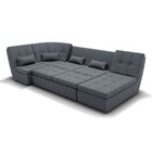 Диван п – образный «Калифорния 4», механизм пума, универсальный, велюр, цвет галакси лайт 026 - Фото 3