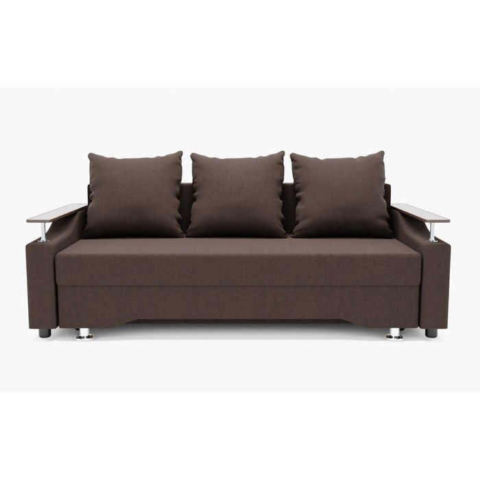 Диван прямой «Квадро 1», механизм еврокнижка, ППУ, велюр, цвет галакси лайт 004