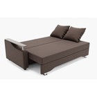 Диван прямой «Квадро 1», механизм еврокнижка, ППУ, велюр, цвет галакси лайт 004  (артикул 9799136)  большой выбор товаров оптом и в розницу по низким ценам с доставкой