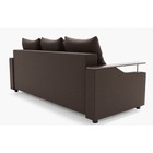 Диван прямой «Квадро 1», механизм еврокнижка, ППУ, велюр, цвет галакси лайт 004  (артикул 9799136)  большой выбор товаров оптом и в розницу по низким ценам с доставкой