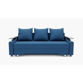Прямой диван «Квадро 1», механизм еврокнижка, ППУ, велюр, цвет галакси лайт 014