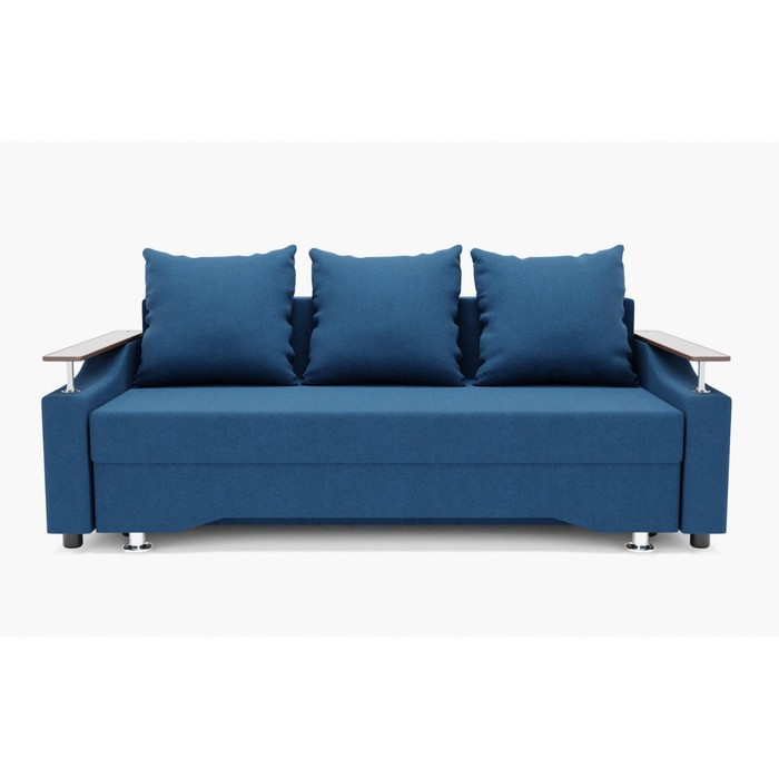 Диван прямой «Квадро 1», механизм еврокнижка, ППУ, велюр, цвет галакси лайт 014