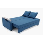 Диван прямой «Квадро 1», механизм еврокнижка, ППУ, велюр, цвет галакси лайт 014  (артикул 9799139)  большой выбор товаров оптом и в розницу по низким ценам с доставкой