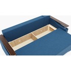 Диван прямой «Квадро 1», механизм еврокнижка, ППУ, велюр, цвет галакси лайт 014  (артикул 9799139)  большой выбор товаров оптом и в розницу по низким ценам с доставкой