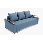 Диван прямой «Квадро 1», механизм еврокнижка, ППУ, велюр, цвет галакси лайт 022  (артикул 9799141)  большой выбор товаров оптом и в розницу по низким ценам с доставкой