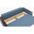 Диван прямой «Квадро 1», механизм еврокнижка, ППУ, велюр, цвет галакси лайт 022  (артикул 9799141)  большой выбор товаров оптом и в розницу по низким ценам с доставкой