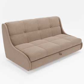 Диван – кровать «Куба 1400», ППУ, механизм аккордеон, велюр, цвет галакси лайт 023  (артикул 9799150)  большой выбор товаров оптом и в розницу по низким ценам с доставкой