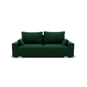 Прямой диван «Мартин 1», механизм пантограф, велюр, цвет галакси лайт 010