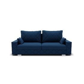 Прямой диван «Мартин 1», механизм пантограф, велюр, цвет галакси лайт 014