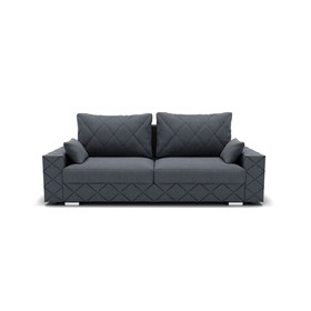 Прямой диван «Мартин 1», механизм пантограф, велюр, цвет галакси лайт 026