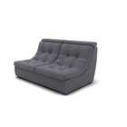 Прямой диван «Монако 1», механизм венеция, ППУ, велюр, цвет гелекси лайт 026 - Фото 2