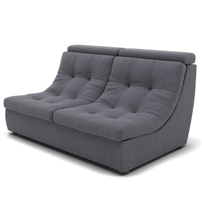 Диван прямой «Монако 1», механизм венеция, ППУ, велюр, цвет галакси лайт 026