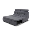 Прямой диван «Монако 1», механизм венеция, ППУ, велюр, цвет гелекси лайт 026 - Фото 3