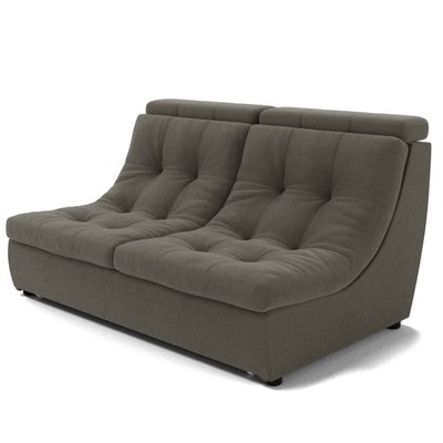 Диван прямой «Монако 1», механизм венеция, ППУ, велюр, цвет галакси лайт 005