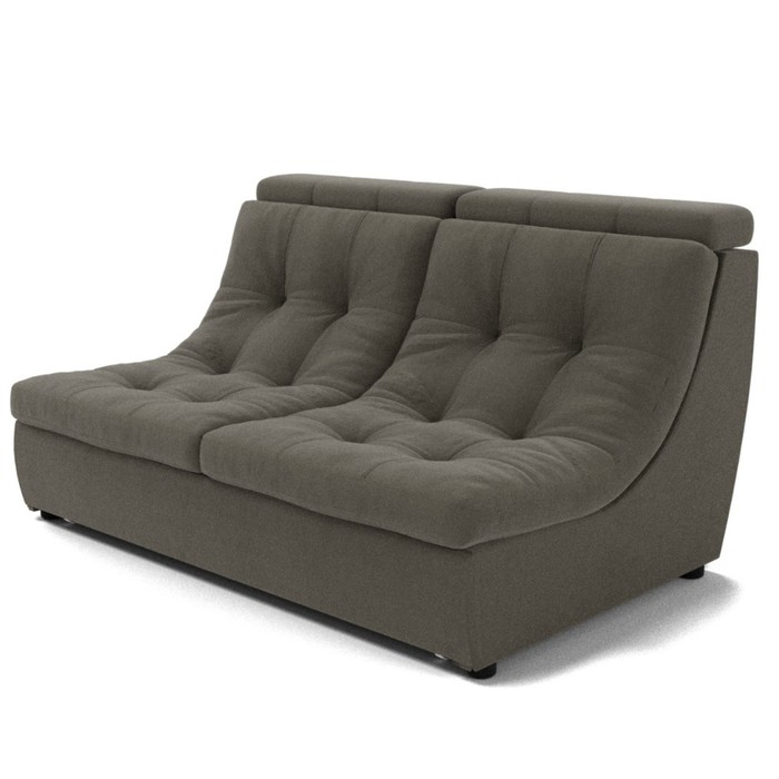 Диван прямой «Монако 1», механизм венеция, ППУ, велюр, цвет галакси лайт 005 - Фото 1