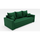 Диван прямой «Олимп 1», механизм еврокнижка, ППУ, велюр, цвет галакси лайт 010 - Фото 9