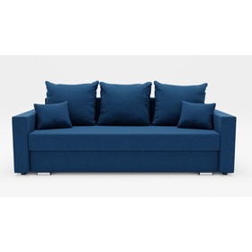 Прямой диван «Олимп 1», механизм еврокнижка, ППУ, велюр, цвет галакси лайт 014