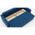 Диван прямой «Олимп 1», ППУ, механизм еврокнижка, велюр, цвет галакси лайт 014 - Фото 7