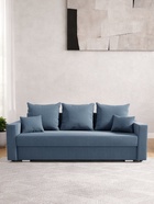 Диван прямой «Олимп 1», механизм еврокнижка, ППУ, велюр, цвет галакси лайт 022 - Фото 4