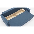 Диван прямой «Олимп 1», механизм еврокнижка, ППУ, велюр, цвет галакси лайт 022 - Фото 7