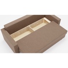 Диван прямой «Олимп 1», механизм еврокнижка, ППУ, велюр, цвет галакси лайт 023 - Фото 7