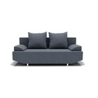 Прямой диван «Сити», механизм еврокнижка, ППУ, велюр, цвет галакси лайт 026 - Фото 1