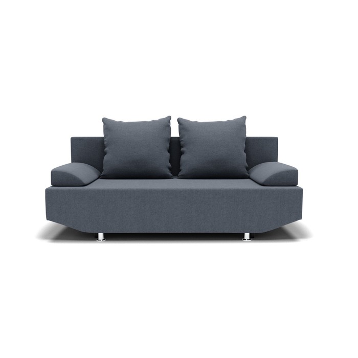 Прямой диван «Сити», механизм еврокнижка, ППУ, велюр, цвет гелекси лайт 026