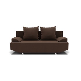 Прямой диван «Сити», механизм еврокнижка, ППУ, велюр, цвет галакси лайт 004