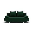 Прямой диван «Сити», механизм еврокнижка, ППУ, велюр, цвет галакси лайт 010 - Фото 1