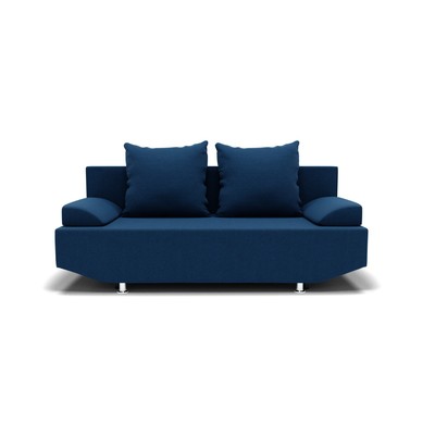 Прямой диван «Сити», механизм еврокнижка, ППУ, велюр, цвет галакси лайт 014
