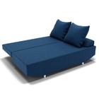 Диван прямой «Сити», механизм еврокнижка, ППУ, велюр, цвет галакси лайт 014 - Фото 5