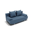 Прямой диван «Сити», механизм еврокнижка, ППУ, велюр, цвет галакси лайт 022 - Фото 4