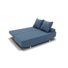 Прямой диван «Сити», механизм еврокнижка, ППУ, велюр, цвет галакси лайт 022 - Фото 5