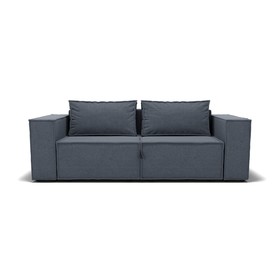 Прямой диван «Хилтон», механизм выкатной, велюр, цвет галакси лайт 026