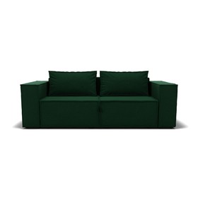 Прямой диван «Хилтон», механизм выкатной, велюр, цвет галакси лайт 010