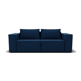 Прямой диван «Хилтон», механизм выкатной, велюр, цвет галакси лайт 014