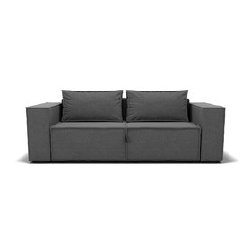 Прямой диван «Хилтон», механизм выкатной, велюр, цвет галакси лайт 021