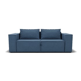 Прямой диван «Хилтон», механизм выкатной, велюр, цвет галакси лайт 022