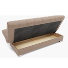 Диван прямой «Хьюстон 1», механизм книжка, ППУ, велюр, цвет галакси лайт 023 - Фото 3