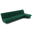 Диван угловой модульный «Хьюстон 3», механизм книжка, ППУ, велюр, цвет галакси лайт 010  (артикул 9799281)  большой выбор товаров оптом и в розницу по низким ценам с доставкой